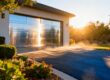 Energy efficient garage door in hot Texas weather.